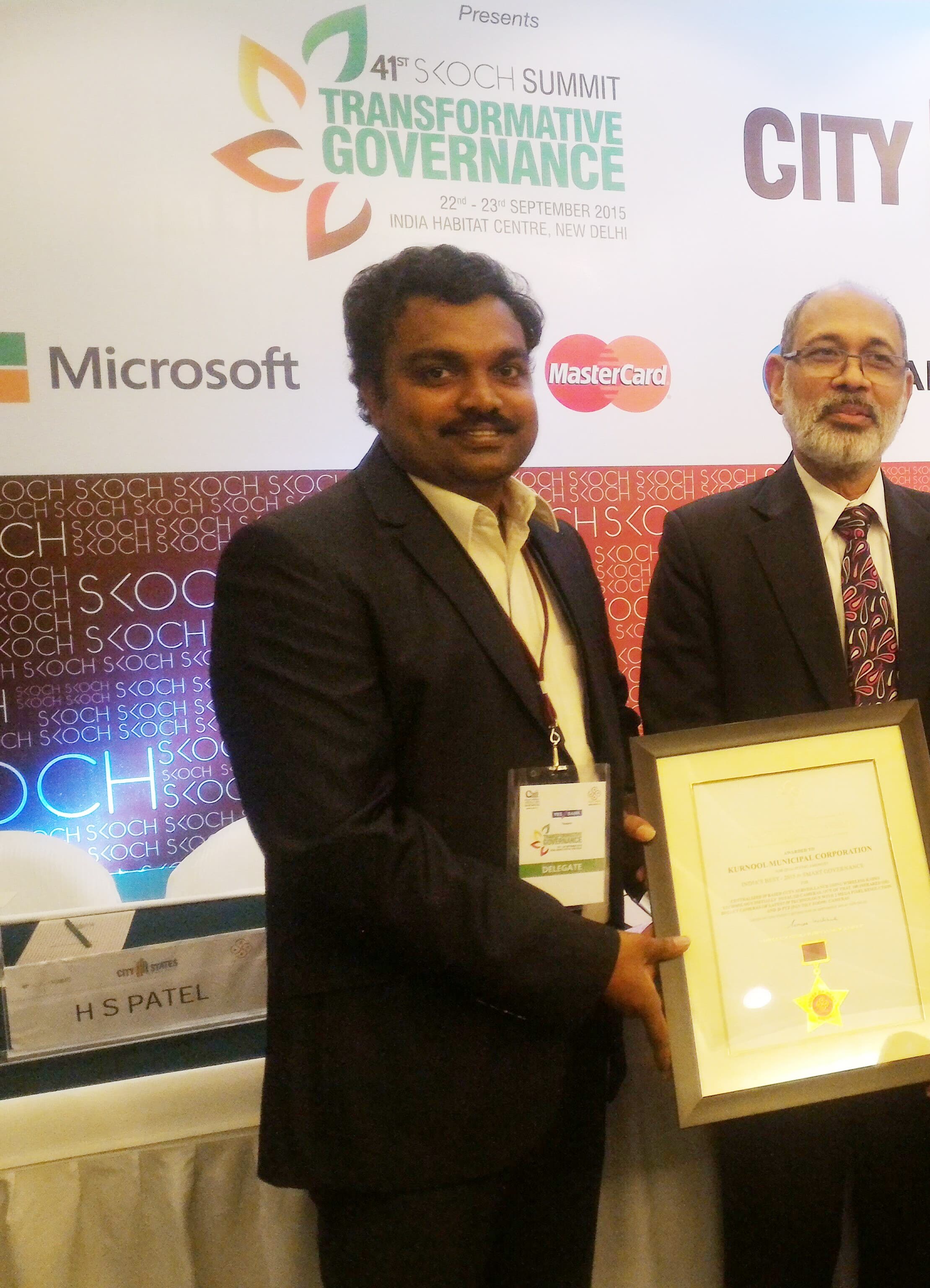 SKOCH Award – Wireless Radio Technology CCTV Surveillance Project