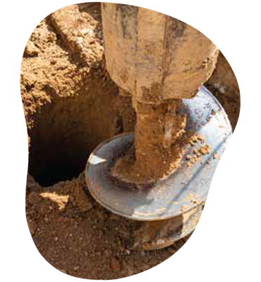 Underground pole digging - Brihaspathi Technologies