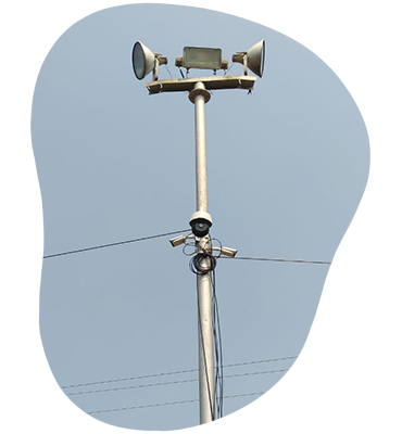 PTZ Cameras installed in BSF - Brihaspathi